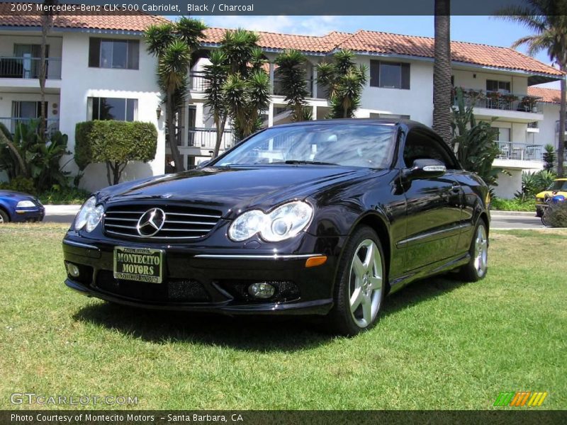 Black / Charcoal 2005 Mercedes-Benz CLK 500 Cabriolet