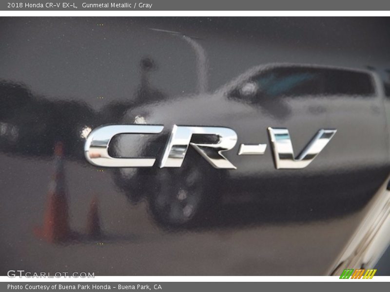 Gunmetal Metallic / Gray 2018 Honda CR-V EX-L
