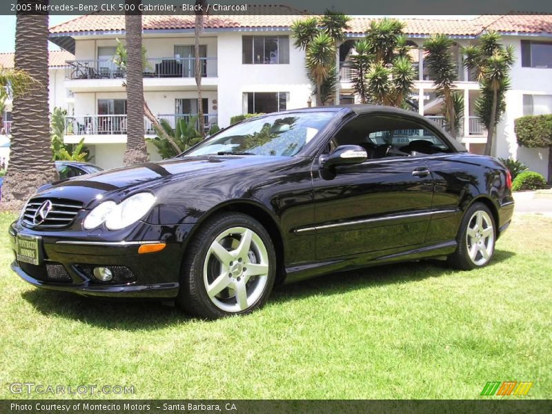 Black / Charcoal 2005 Mercedes-Benz CLK 500 Cabriolet