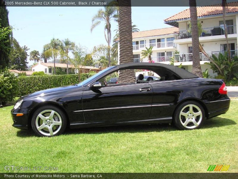 Black / Charcoal 2005 Mercedes-Benz CLK 500 Cabriolet