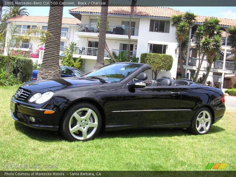 Black / Charcoal 2005 Mercedes-Benz CLK 500 Cabriolet