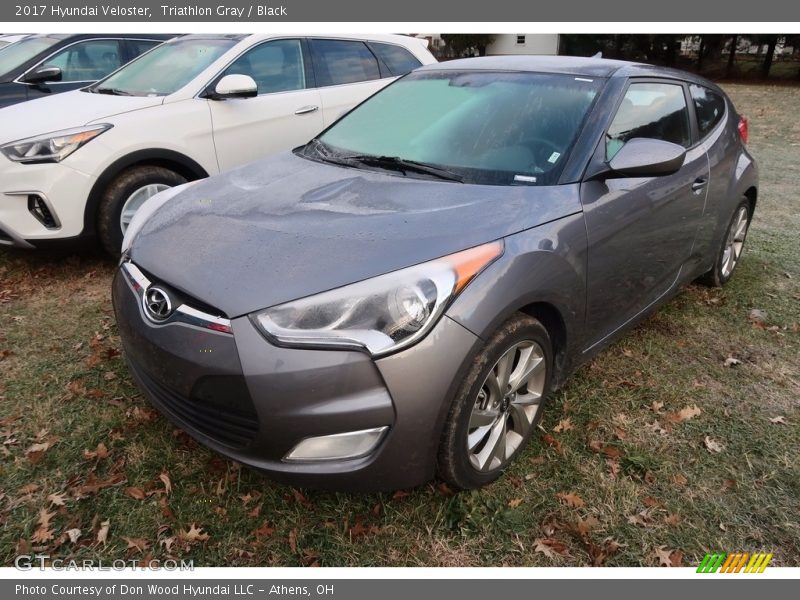 Triathlon Gray / Black 2017 Hyundai Veloster