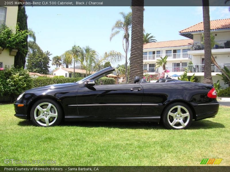 Black / Charcoal 2005 Mercedes-Benz CLK 500 Cabriolet
