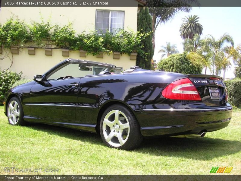 Black / Charcoal 2005 Mercedes-Benz CLK 500 Cabriolet