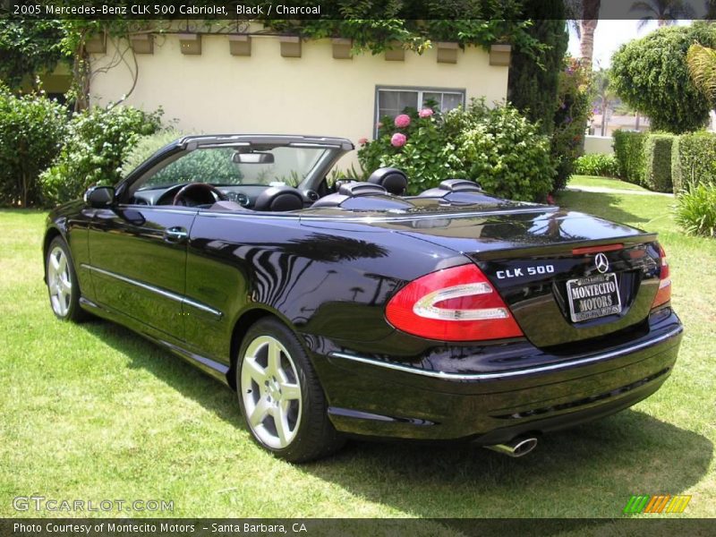 Black / Charcoal 2005 Mercedes-Benz CLK 500 Cabriolet