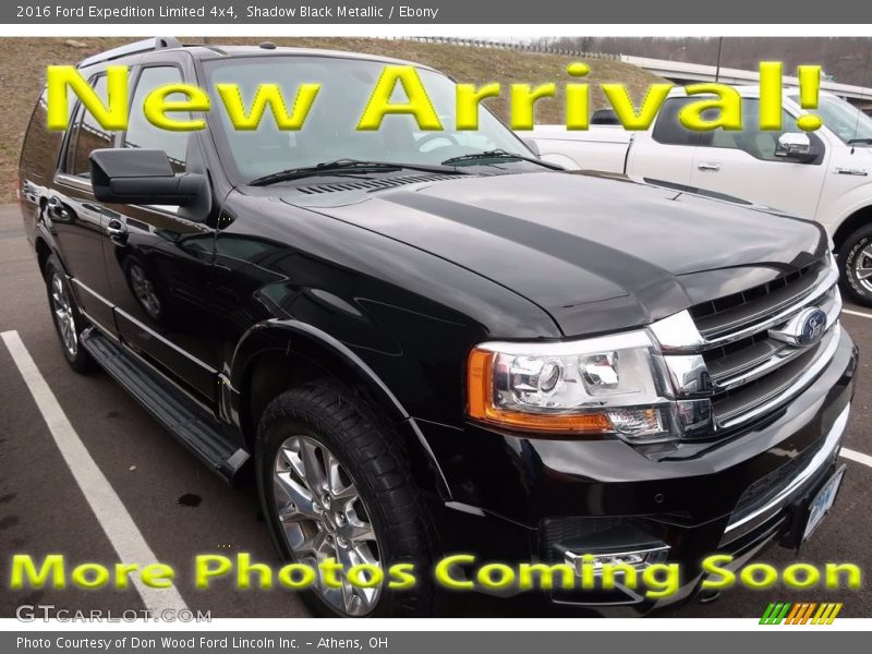 Shadow Black Metallic / Ebony 2016 Ford Expedition Limited 4x4