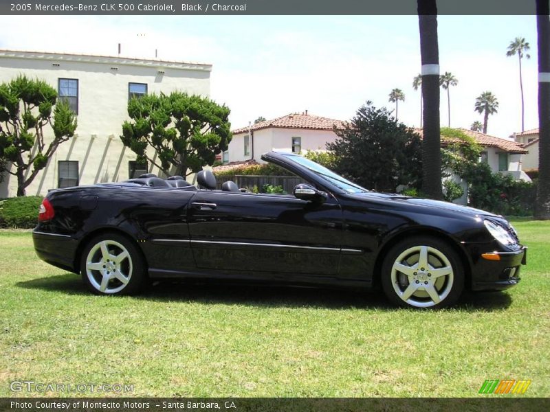 Black / Charcoal 2005 Mercedes-Benz CLK 500 Cabriolet