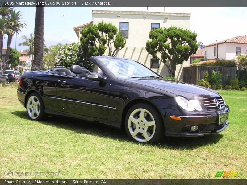 Black / Charcoal 2005 Mercedes-Benz CLK 500 Cabriolet