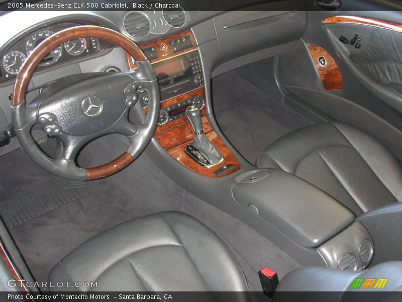 Black / Charcoal 2005 Mercedes-Benz CLK 500 Cabriolet