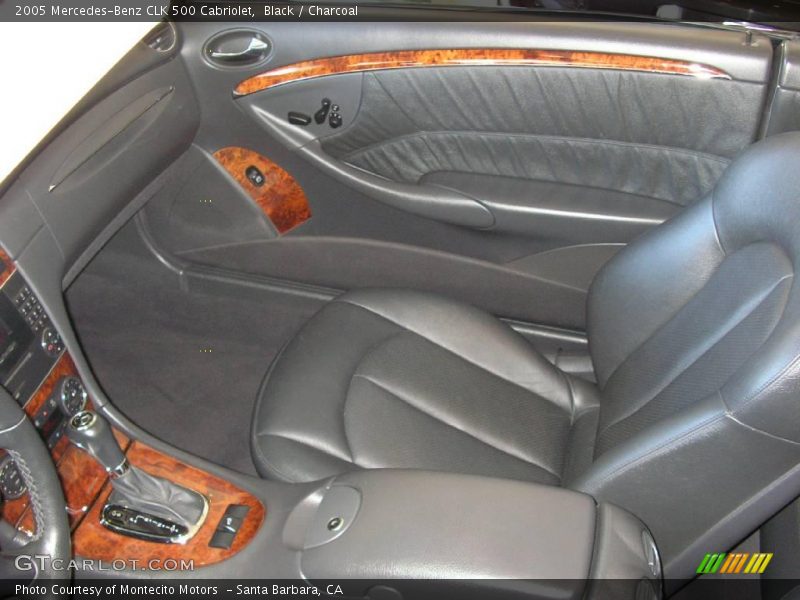 Black / Charcoal 2005 Mercedes-Benz CLK 500 Cabriolet