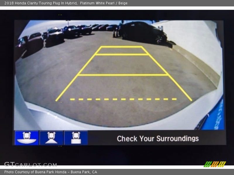 Platinum White Pearl / Beige 2018 Honda Clarity Touring Plug In Hybrid