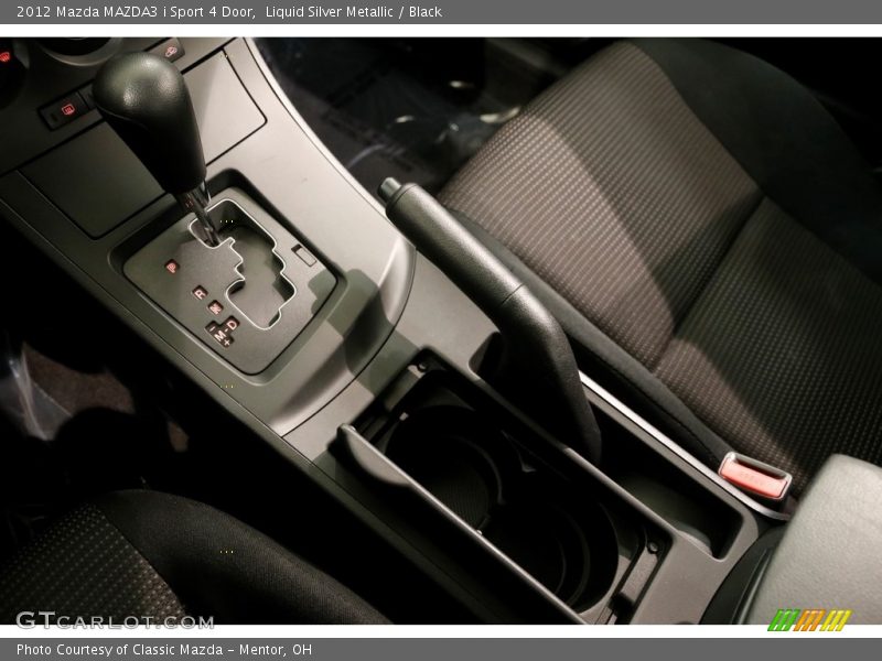 Liquid Silver Metallic / Black 2012 Mazda MAZDA3 i Sport 4 Door