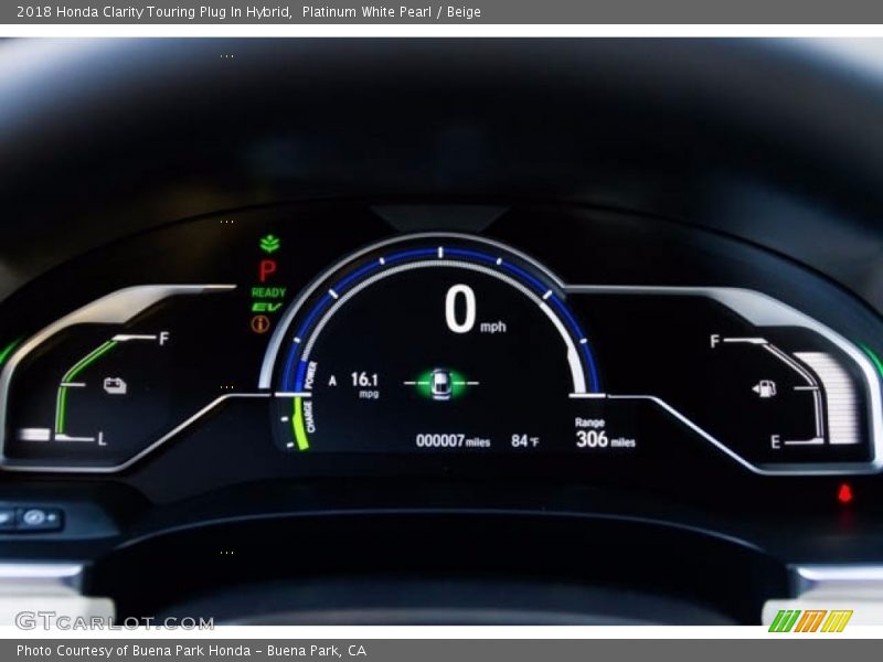  2018 Clarity Touring Plug In Hybrid Touring Plug In Hybrid Gauges