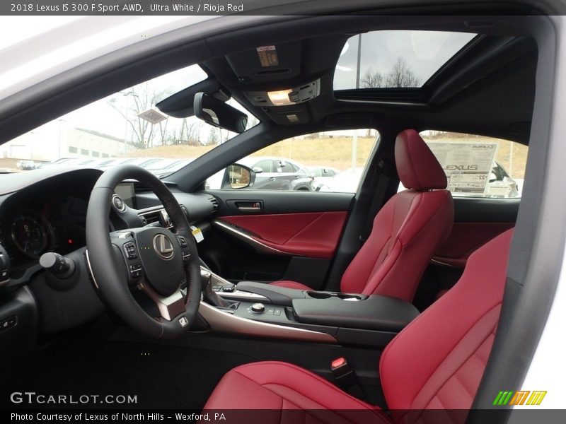 Front Seat of 2018 IS 300 F Sport AWD