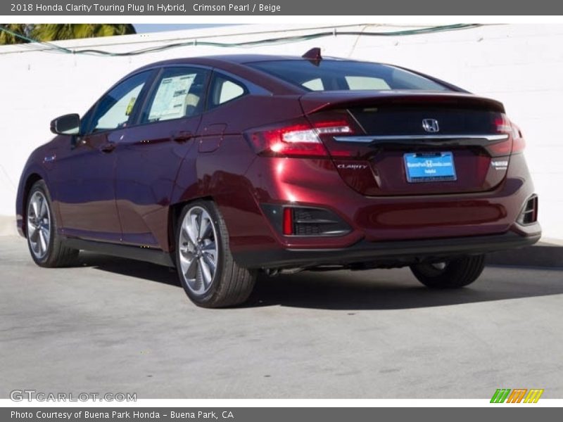 Crimson Pearl / Beige 2018 Honda Clarity Touring Plug In Hybrid