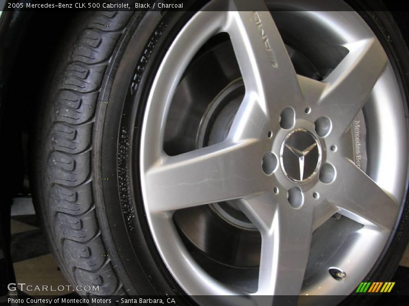 Black / Charcoal 2005 Mercedes-Benz CLK 500 Cabriolet