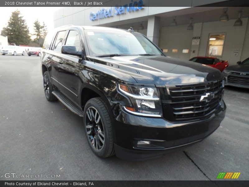 Black / Jet Black 2018 Chevrolet Tahoe Premier 4WD