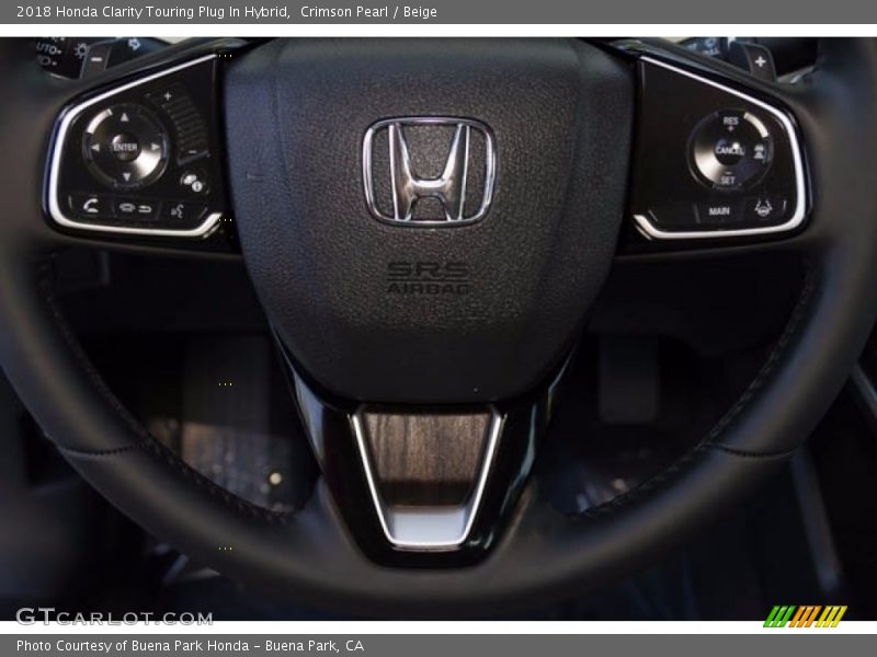 Crimson Pearl / Beige 2018 Honda Clarity Touring Plug In Hybrid