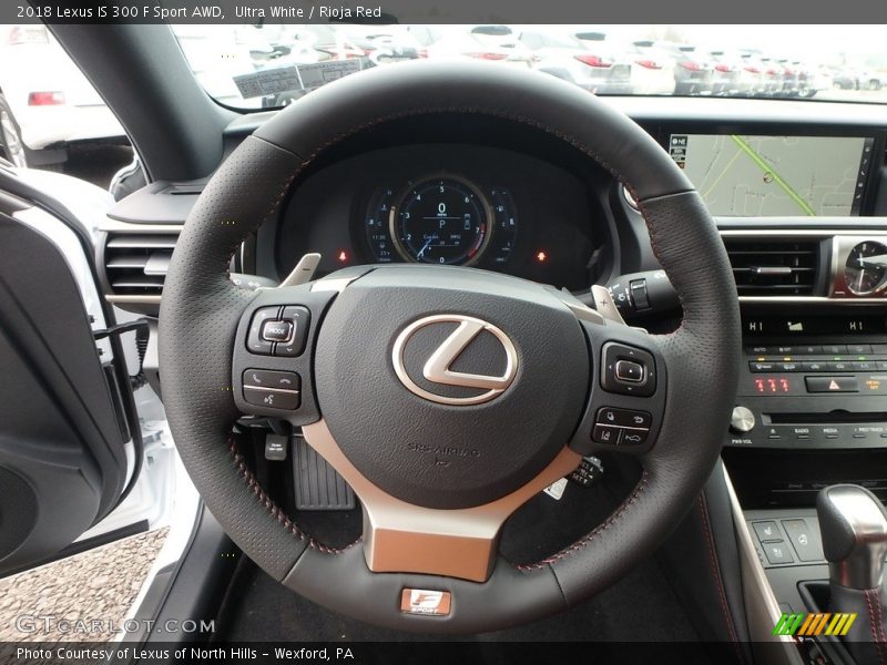  2018 IS 300 F Sport AWD Steering Wheel
