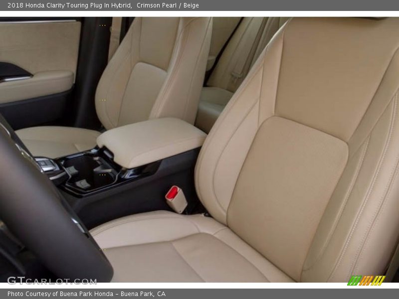 Crimson Pearl / Beige 2018 Honda Clarity Touring Plug In Hybrid