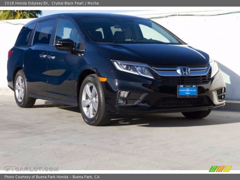 Crystal Black Pearl / Mocha 2018 Honda Odyssey EX