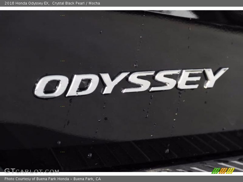 Crystal Black Pearl / Mocha 2018 Honda Odyssey EX