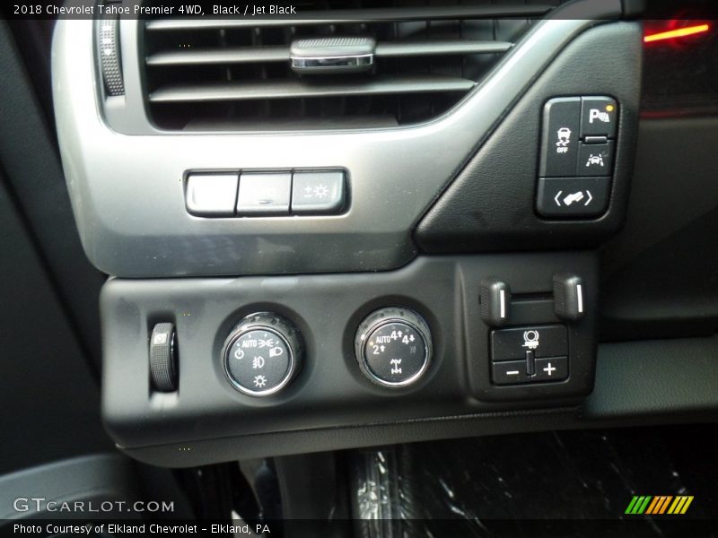 Controls of 2018 Tahoe Premier 4WD