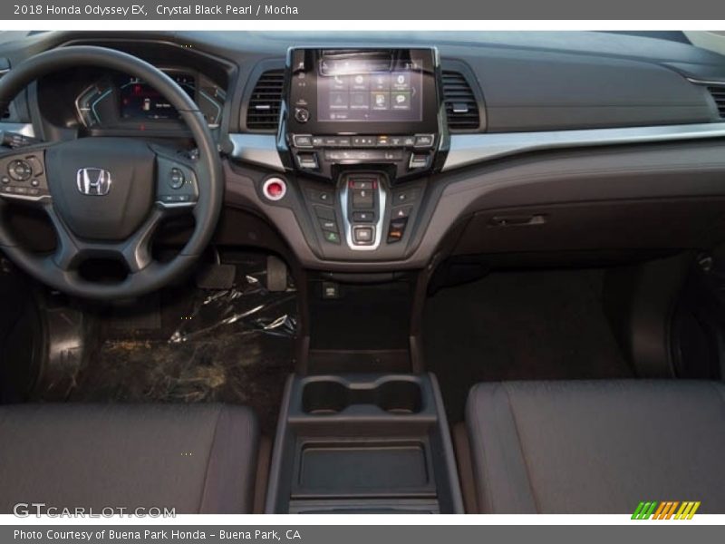 Crystal Black Pearl / Mocha 2018 Honda Odyssey EX