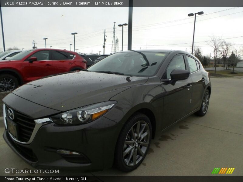 Titanium Flash Mica / Black 2018 Mazda MAZDA3 Touring 5 Door