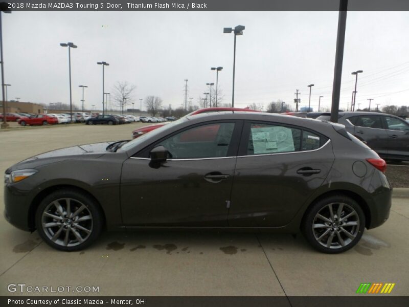 Titanium Flash Mica / Black 2018 Mazda MAZDA3 Touring 5 Door