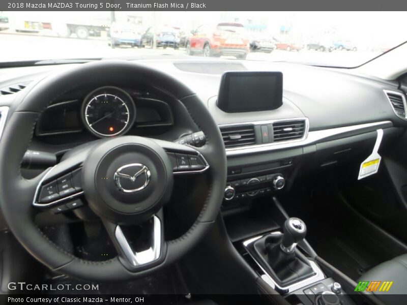 Titanium Flash Mica / Black 2018 Mazda MAZDA3 Touring 5 Door