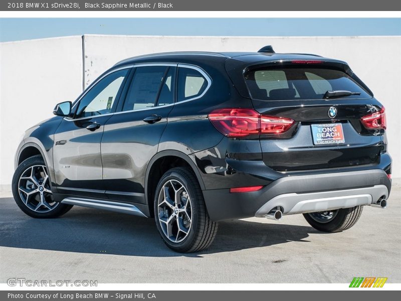 Black Sapphire Metallic / Black 2018 BMW X1 sDrive28i
