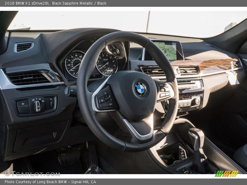 Black Sapphire Metallic / Black 2018 BMW X1 sDrive28i