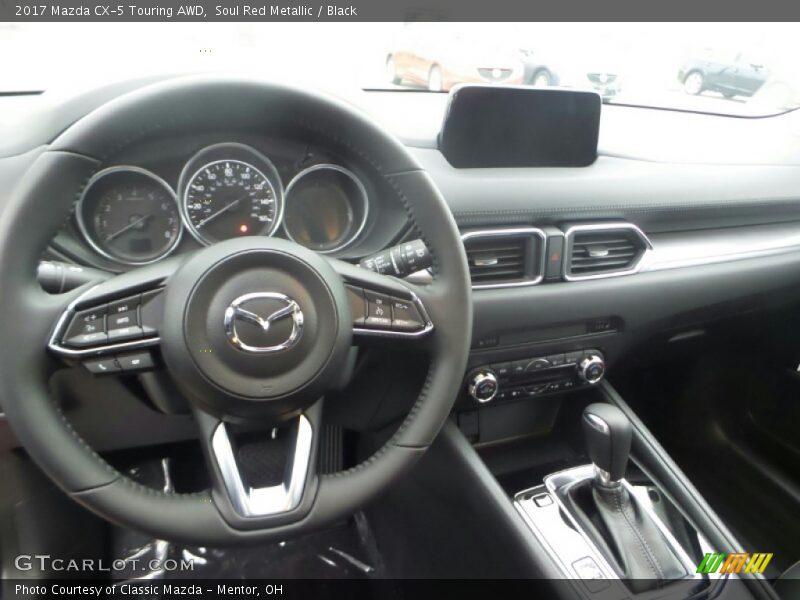 Soul Red Metallic / Black 2017 Mazda CX-5 Touring AWD