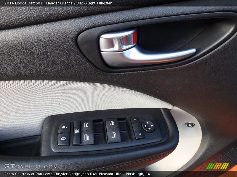 Header Orange / Black/Light Tungsten 2014 Dodge Dart SXT