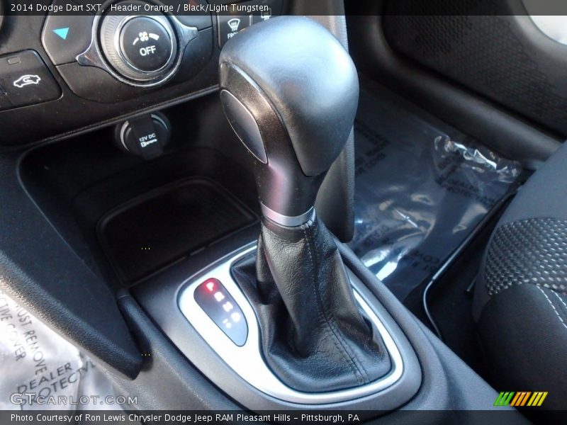 Header Orange / Black/Light Tungsten 2014 Dodge Dart SXT