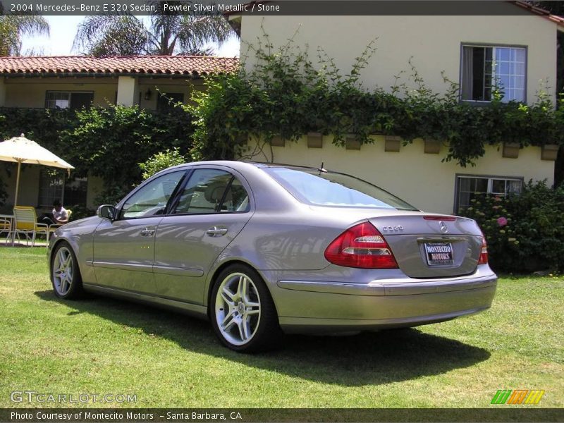Pewter Silver Metallic / Stone 2004 Mercedes-Benz E 320 Sedan