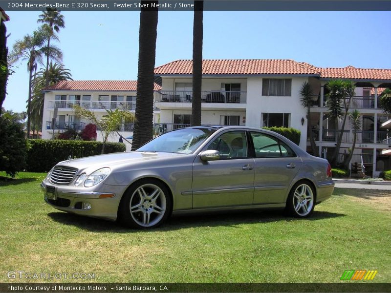 Pewter Silver Metallic / Stone 2004 Mercedes-Benz E 320 Sedan