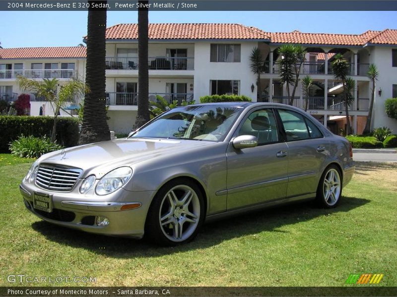 Pewter Silver Metallic / Stone 2004 Mercedes-Benz E 320 Sedan