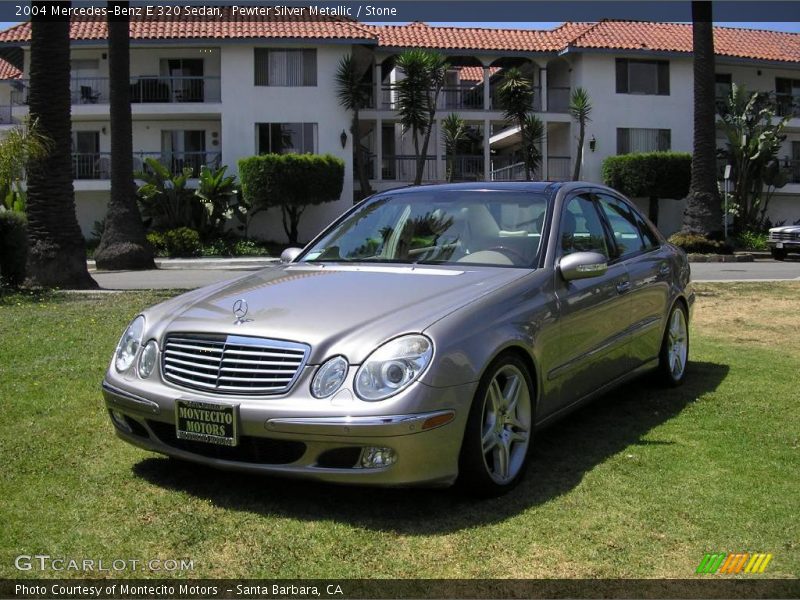 Pewter Silver Metallic / Stone 2004 Mercedes-Benz E 320 Sedan