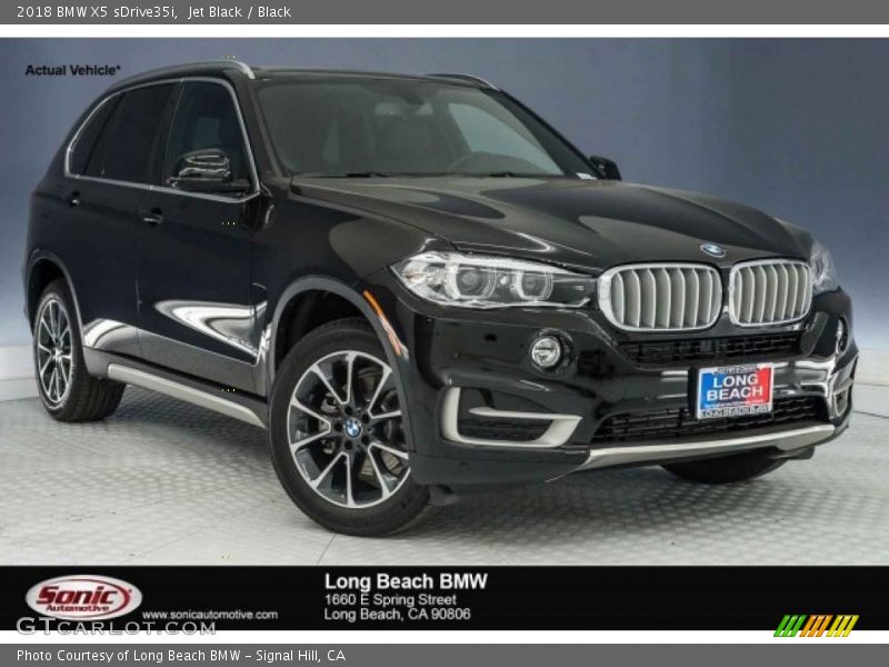 Jet Black / Black 2018 BMW X5 sDrive35i