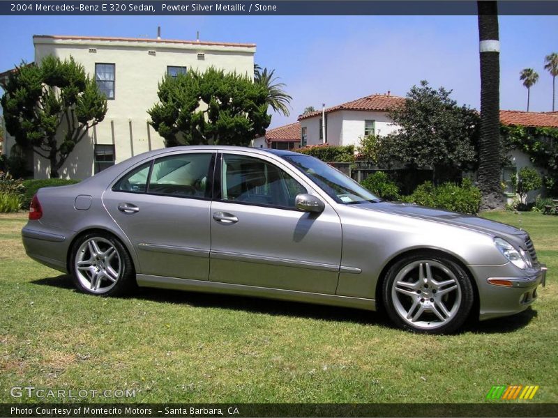 Pewter Silver Metallic / Stone 2004 Mercedes-Benz E 320 Sedan