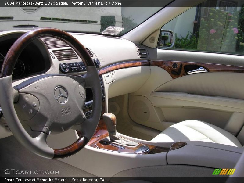 Pewter Silver Metallic / Stone 2004 Mercedes-Benz E 320 Sedan