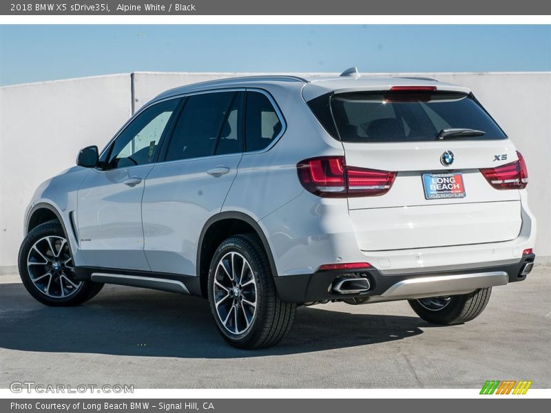 Alpine White / Black 2018 BMW X5 sDrive35i