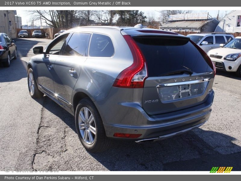 Osmium Grey Metallic / Off Black 2017 Volvo XC60 T5 AWD Inscription