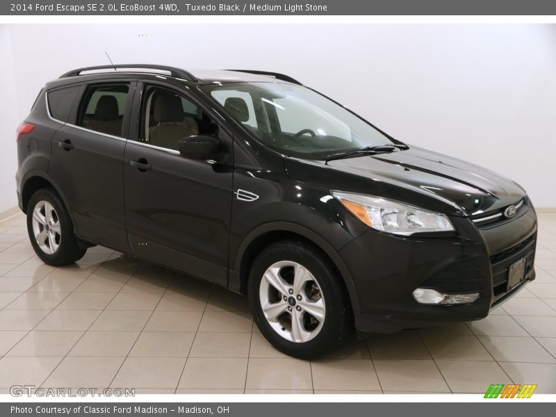 Tuxedo Black / Medium Light Stone 2014 Ford Escape SE 2.0L EcoBoost 4WD