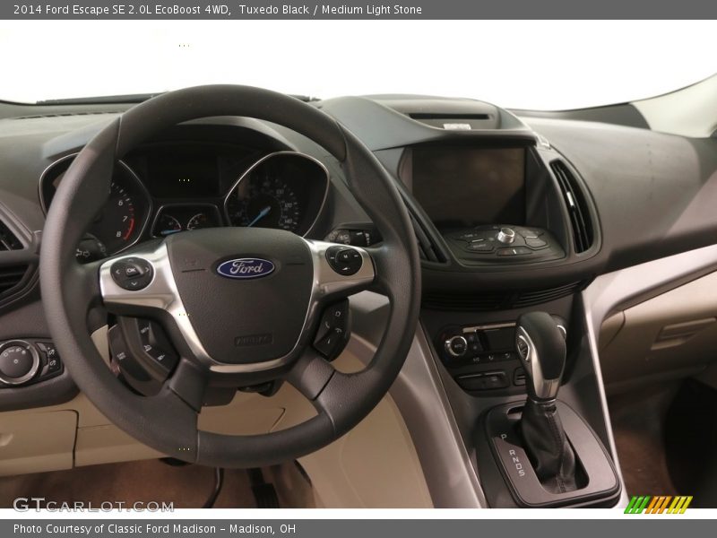 Tuxedo Black / Medium Light Stone 2014 Ford Escape SE 2.0L EcoBoost 4WD