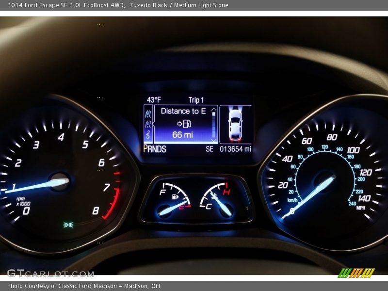 Tuxedo Black / Medium Light Stone 2014 Ford Escape SE 2.0L EcoBoost 4WD