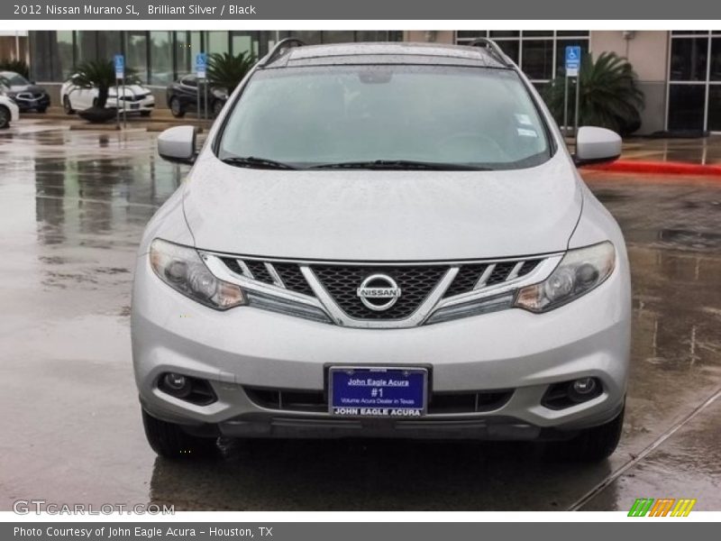 Brilliant Silver / Black 2012 Nissan Murano SL