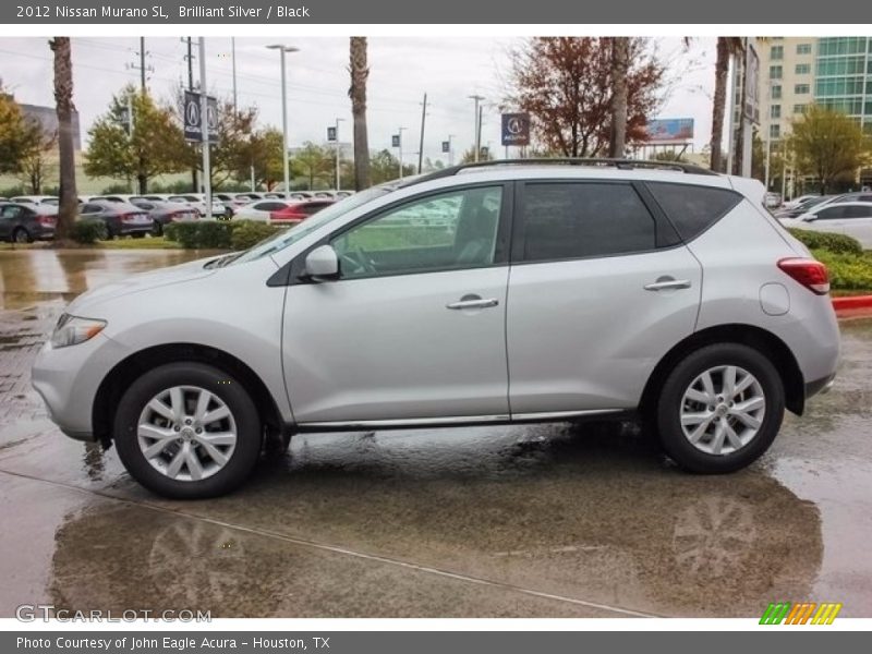Brilliant Silver / Black 2012 Nissan Murano SL